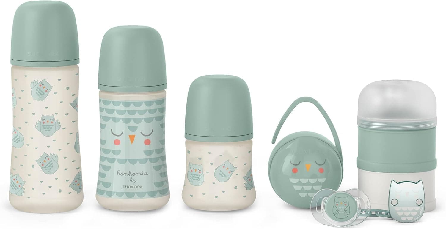 Coffret naissance welcome baby set bonhomia vert - Suavinex