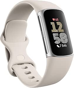 Fitbit by Google Charge 6 Activity Bracelet with 6 Months Premium Fitbit Subscription Included, 7 Days of Battery Life, Google Wallet and Google Maps - Image 1