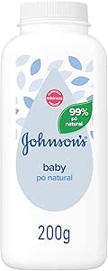 Johnson's Baby Powder (200g), Natural Powder for the Whole Family, 99% Natural Soft Powder for Sensitive Skin, Hypoallergenic Free from Alcohols, Parabens, Dyes and Phthalates - Image 1