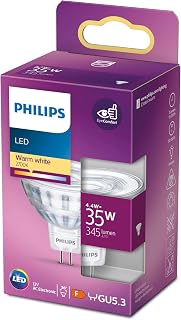 Philips Lighting ampoule LED Spot GU5.3 35W Blanc Chaud, Verre - Image 1
