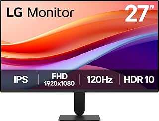 LG Ultrafine™ 27U411A-B Écran PC 27" - Dalle IPS résolution FHD (1920 x 1080), 5ms 120Hz, HDR 10, DCI-P3 99% (CIE1931), Mode Lecture, inclinable - Image 1