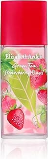 Parfum Femme Green Tea Strawberry Basil, Eau de Toilette Femme Fraîche et Fruité avec Notes de Fraise, Basilic et Thé Vert, Parfum Longue Tenue au Sillage Léger et Revigorant