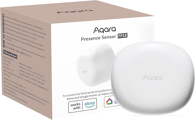 Aqara FP1E Zigbee 3.0 Attendance Sensor, Matter Over Bridge, Aqara HUB REQUIRED, Motion Detector Wired Radar Waves, AI Space Learning, HomeKit, Alexa, Google Home and SmartThings - Image 1