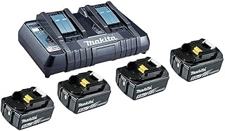 Kit batteries MAKITA 18V 4 x 5.0 Ah Li-Ion battery and a dual charger 199483-0 - Image 1