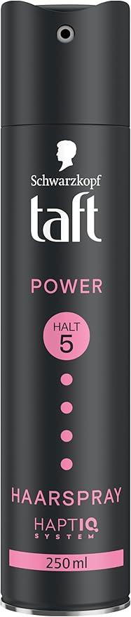 Schwarzkopf Taft Spray for Dry and Damaged Hair (250 ml) - Hold Level 5 - Vegan Formula - Image 1