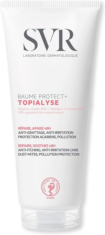 SVR - Topialyse Balm Protect+ - Anti-irritation relief - For dry to atopic skin - AD ceramides, vegetable oils - 200 ml - Image 1