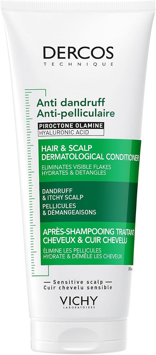 Vichy, Dercos, Anti-Dandruff Conditioner, Hair & Scalp, 200 ml - Image 1