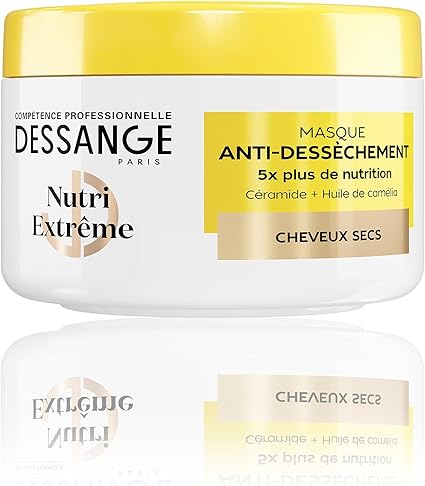 DESSANGE - Nutri-Extreme Anti-Drying Hair Mask - Formula Enriched With Ceramide & Camellia Oil - Nourishes, Protects & Softens - Dry Hair - 280ml - Image 1