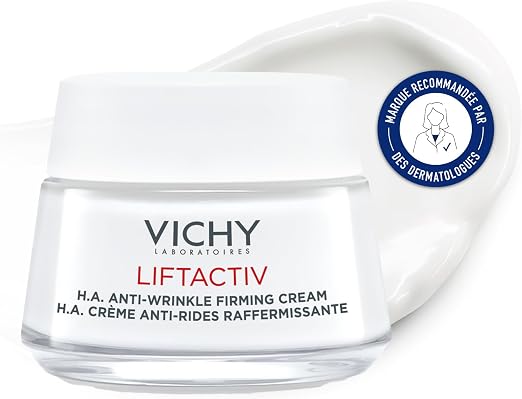 Vichy, Liftactiv H.A., Anti-Wrinkle & Anti-Aging Day Cream, Smooth & Plump, Enriched with Rhamnose & Neo-Hesperidin, For Normal to Combination Skin, 50 ml - Image 1