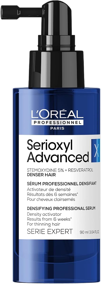L'Oreal Professionnel - Densifying Serum - Multiplies & Regenerates Hair Mass from 6 Weeks - Densifier and Volumising Care for Thinning Hair - Serioxyl Advanced - 90 ml - Image 1