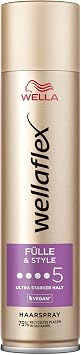Wellaflex Fülle & Style Women's Hairspray | Up to 48 Hours Ultra Strong Hold | For Full, Voluminous Hair | Gentle on the Scalp | Dermatologically Tested | Vegan Formula | - Image 1