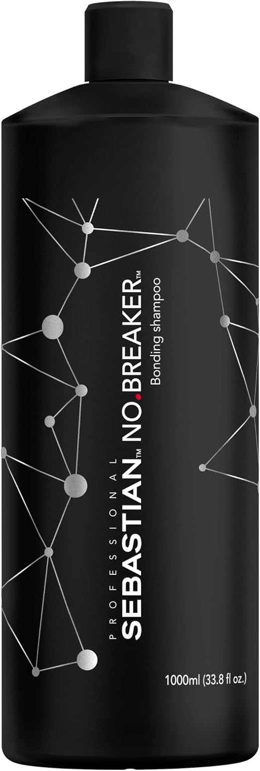 Sebastian Professional NO.BREAKER Shampoing Cheveux Secs et Abîmés,Renforce, Répare,Soin cheveux intense,Pour des Cheveux Doux, Rebondis (1L) - Image 1