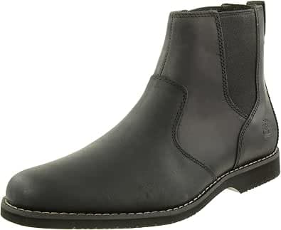 Timberland Woodhull Chelsea 0A413H, Mens Chelsea Boots, Black, 9 UK