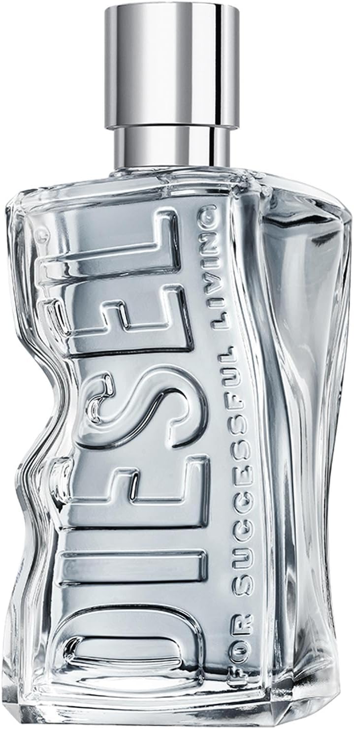 Diesel D By Diesel, Eau de Toilette pour Homme en Spray Vaporisateur, Flacon Rechargeable, Parfum Frais & Énergisant, 100 ml - Image 1