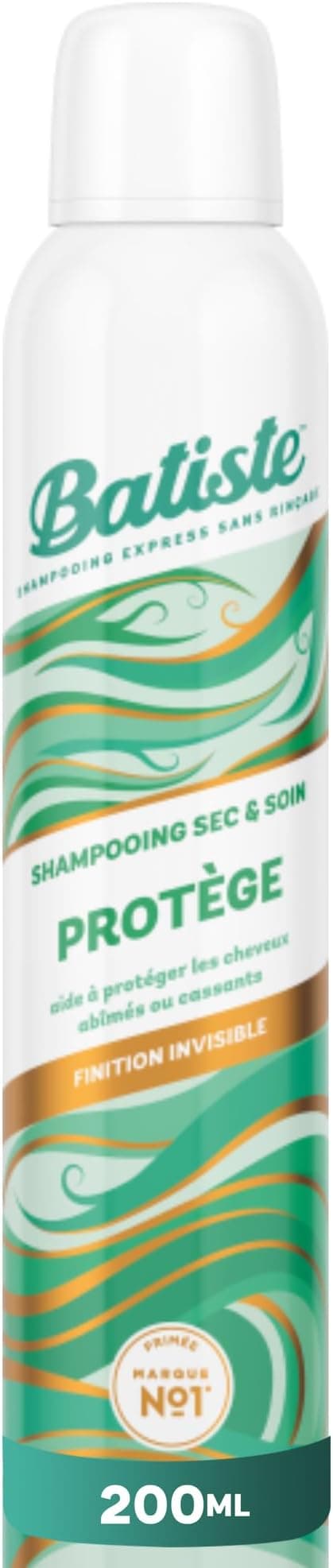 Batiste Dry Shampoo & Care Protect - Long-lasting Refreshes, Provides Volume and Protects Hair - 200 ml