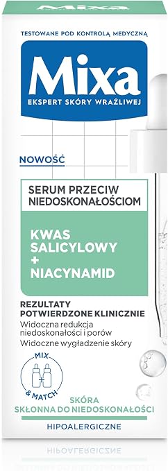 Mixa Anti-blemish face serum, salicylic acid and niacinamide - Image 1