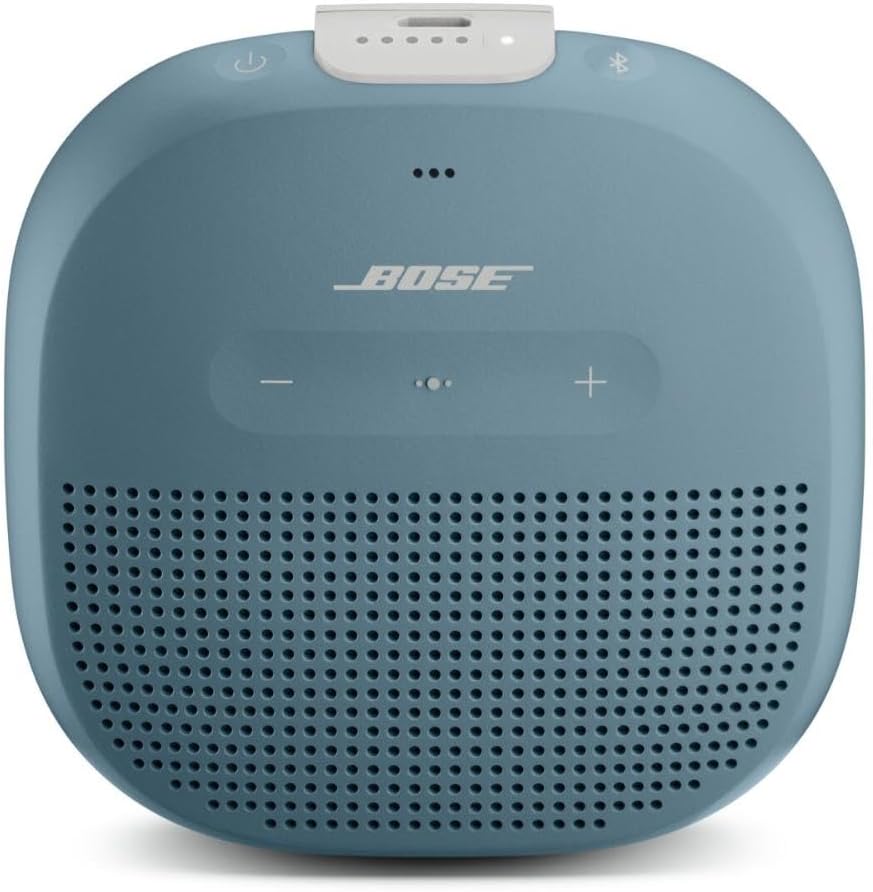 Bose SoundLink Micro Bluetooth Speaker: Small Waterproof Portable Speaker with Microphone, Slate Blue - Image 1