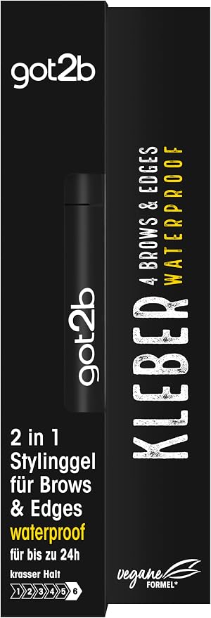 got2b 4 Brows & Edges Waterproof 15ml Brow Gel & Hair Mascara 2-in-1 Sweat and Water Resistant for up to 24 Hours Hold with Handy Eyebrow Brush for Styling - Image 1