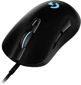 Logitech G 403 Wireless Gaming Mouse, 16000 DPI, RGB Gaming, Ultra-Light, Adjustable Weights, 6 Programmable Buttons, Built-in Memory, Long Life Battery, Compatible with PC/Mac – Black - Image 1