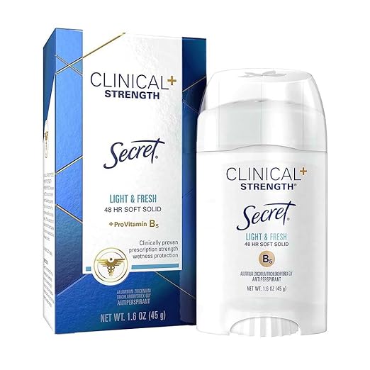 Secret Force Clinique Soft Solid, Light & Fresh Scent Antiperspirant Deodorant 1.6 oz (Pack of 2) - Image 1