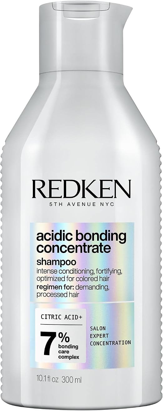 REDKEN - Shampoing Acidic Bonding Concentrate - Nettoie, Répare & Protège - 56% de Casse en Moins - 82% de Fourches en Moins - Cheveux 11x Plus Lisses - Cheveux Secs & Abimés - 300 ml - Image 1