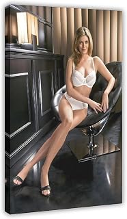 Poster sur toile de l'actrice Diora Baird (10) - Décoration pour chambre à coucher, bureau, chambre - Cadeau - 60 x 90 cm - Image 1