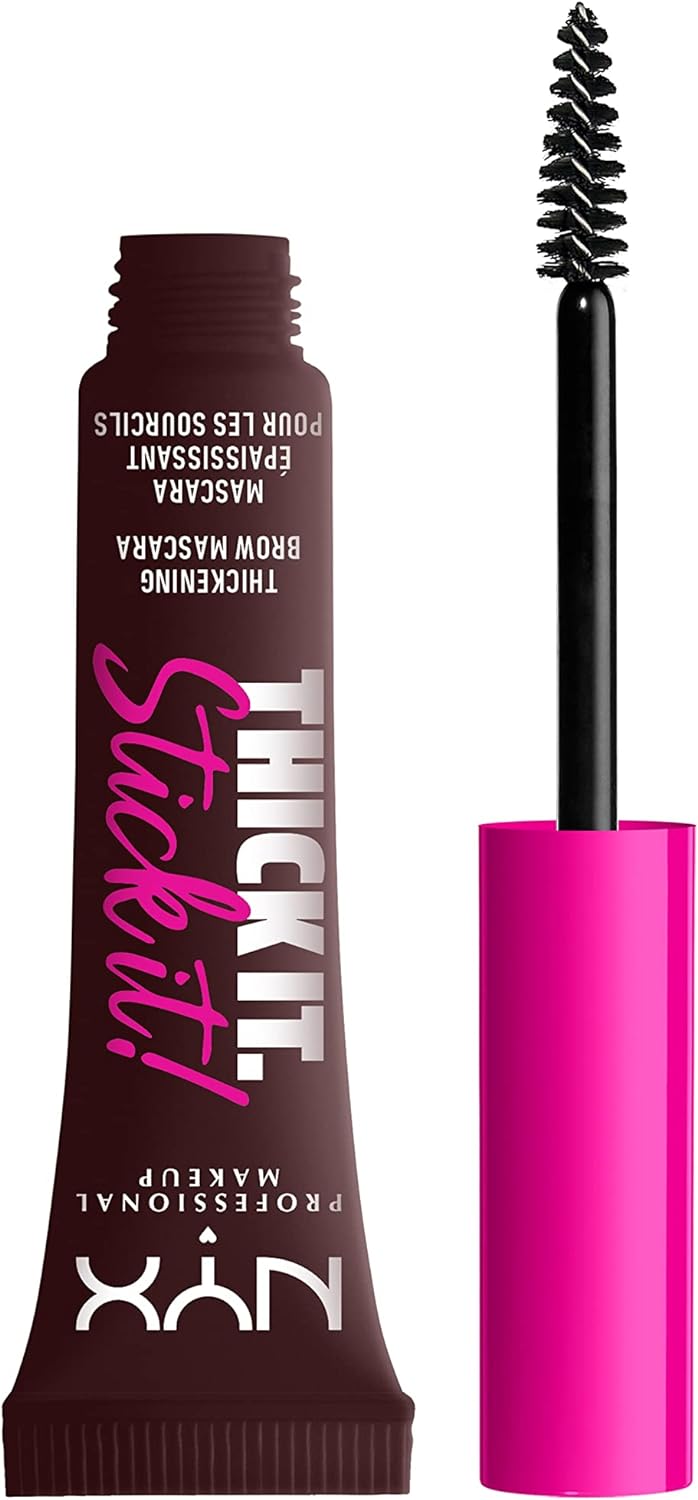NYX Professional Makeup Thick It. Stick It! Mascara Sourcils, Résultat Teinté & Densifié 16h, Espresso - Image 1