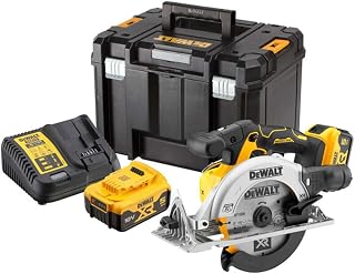 Scie circulaire 165 mm XR 18V DEWALT + 2 batteries 5Ah + coffret Tstak - DCS565P2-QW - Image 1