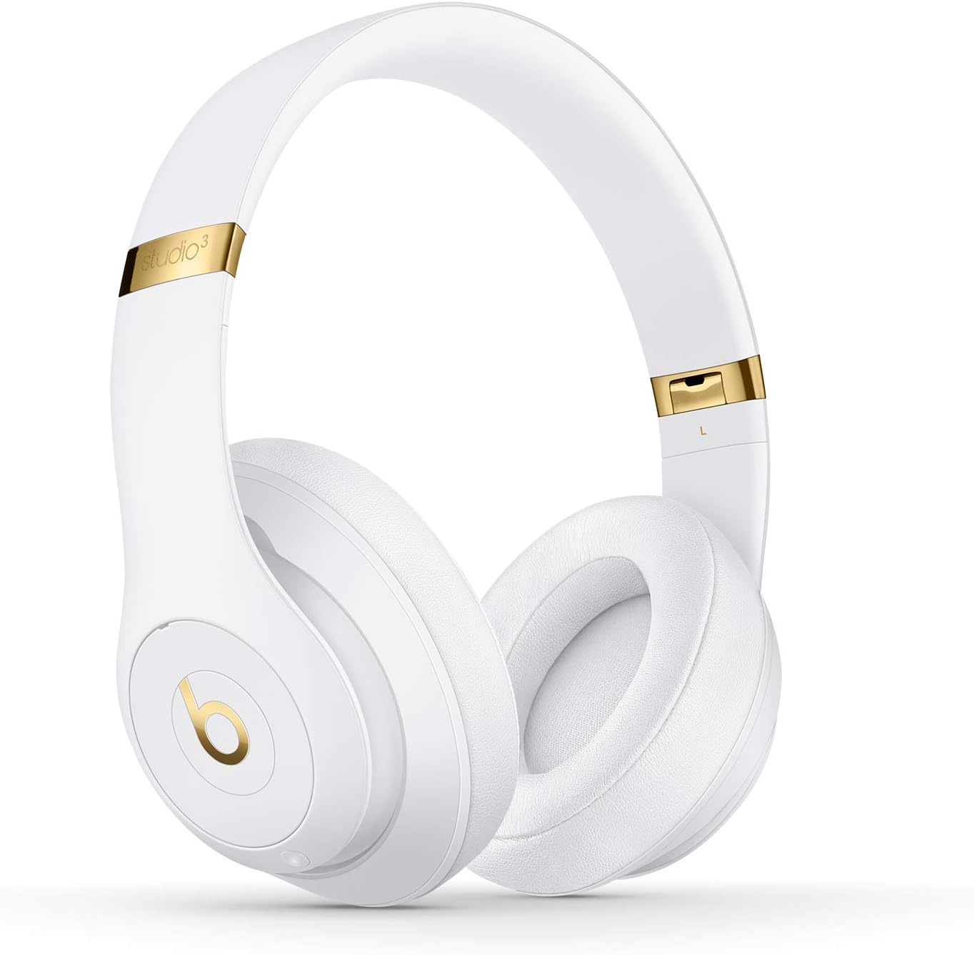 Beats Studio3 Casque circumauriculaire sans Fil avec réduction du Bruit - Puce Apple W1 pour Casques et écouteurs, Bluetooth Classe 1, Mode Réduction Active du Bruit, 22 Heures d'écoute - Blanc - Image 1