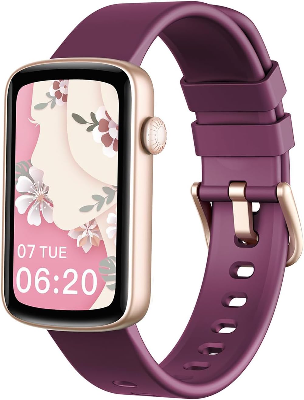 Women's Smart Watch Sports Watch Bracelet Pedometer Heart Rate Monitor Oximeter Activity Trackers Smartwatch Waterproof IP68 for Android iOS SMS Notification/Call Purple - Image 1