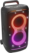 JBL Partybox 520, Enceinte de fête sans Fil Bluetooth, 15 h d’autonomie, Design Portable, Spectacle Lumineux Dynamique, IPX4, Connexion Multi-Enceintes, AI Sound Boost, entrée Microphone, Noir - Image 1