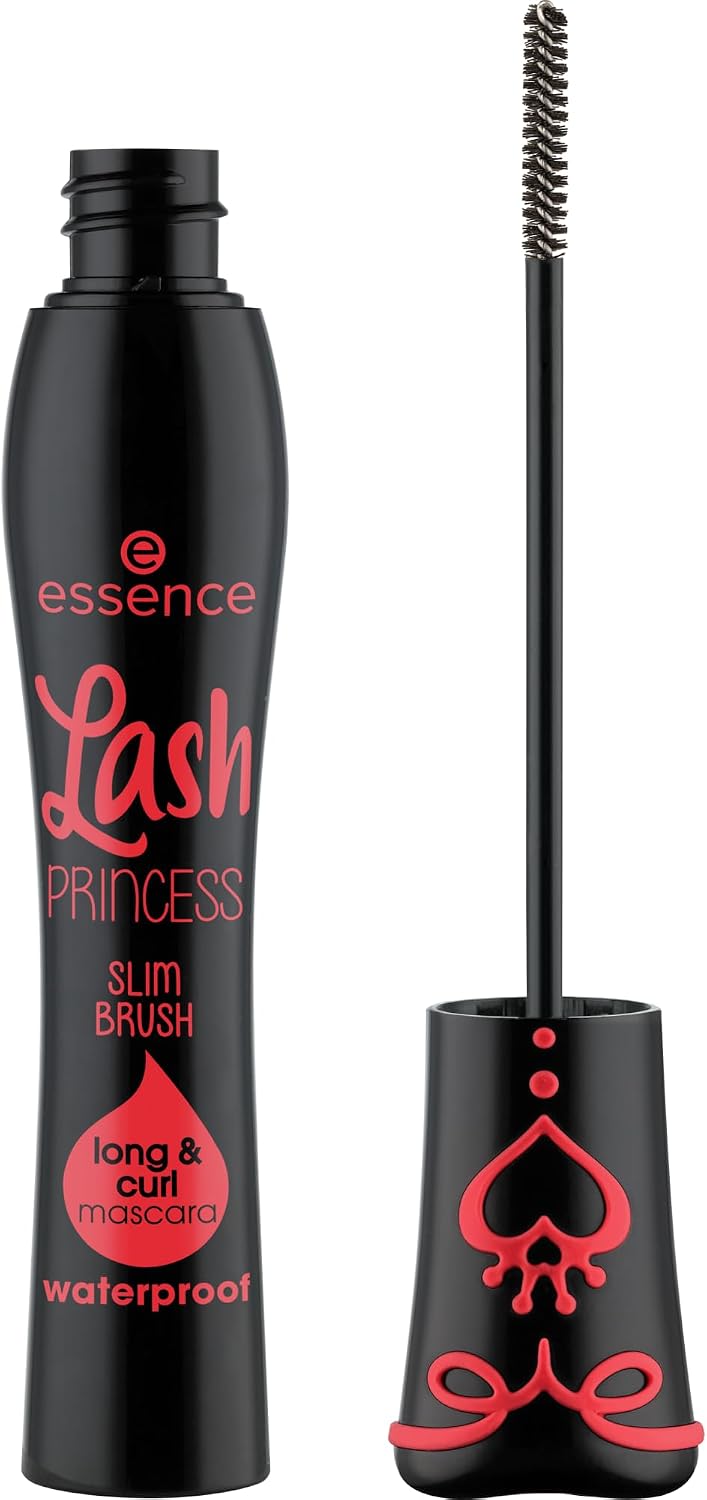 Essence Cosmetics Lash Princess Slim Brush Long et Curl Mascara Waterproof, Frisant, Allongeant (12ml) - Image 1
