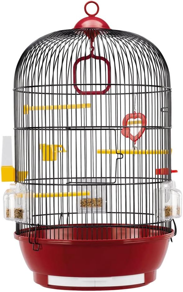 Cage pour canaris, perruches, oiseaux exotiques Ferplast DIVA Noir - Image 1