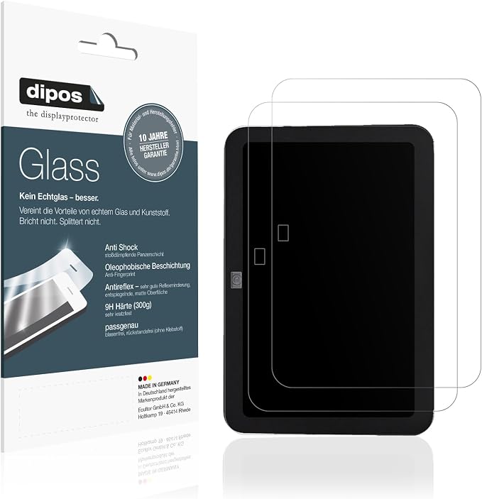dipos I 2x Protection ecrán mat compatible avec Amazon Echo Show 8 (2023) Verre souple Film Protecteur 9H - Image 1