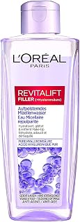 L'Oréal Paris Plumping Micellar Water for Women for Hydrated and Refreshed Skin After Cleansing with Pure Hyaluronic Acid, Revitalift Filler 1 x 200ml - Image 1