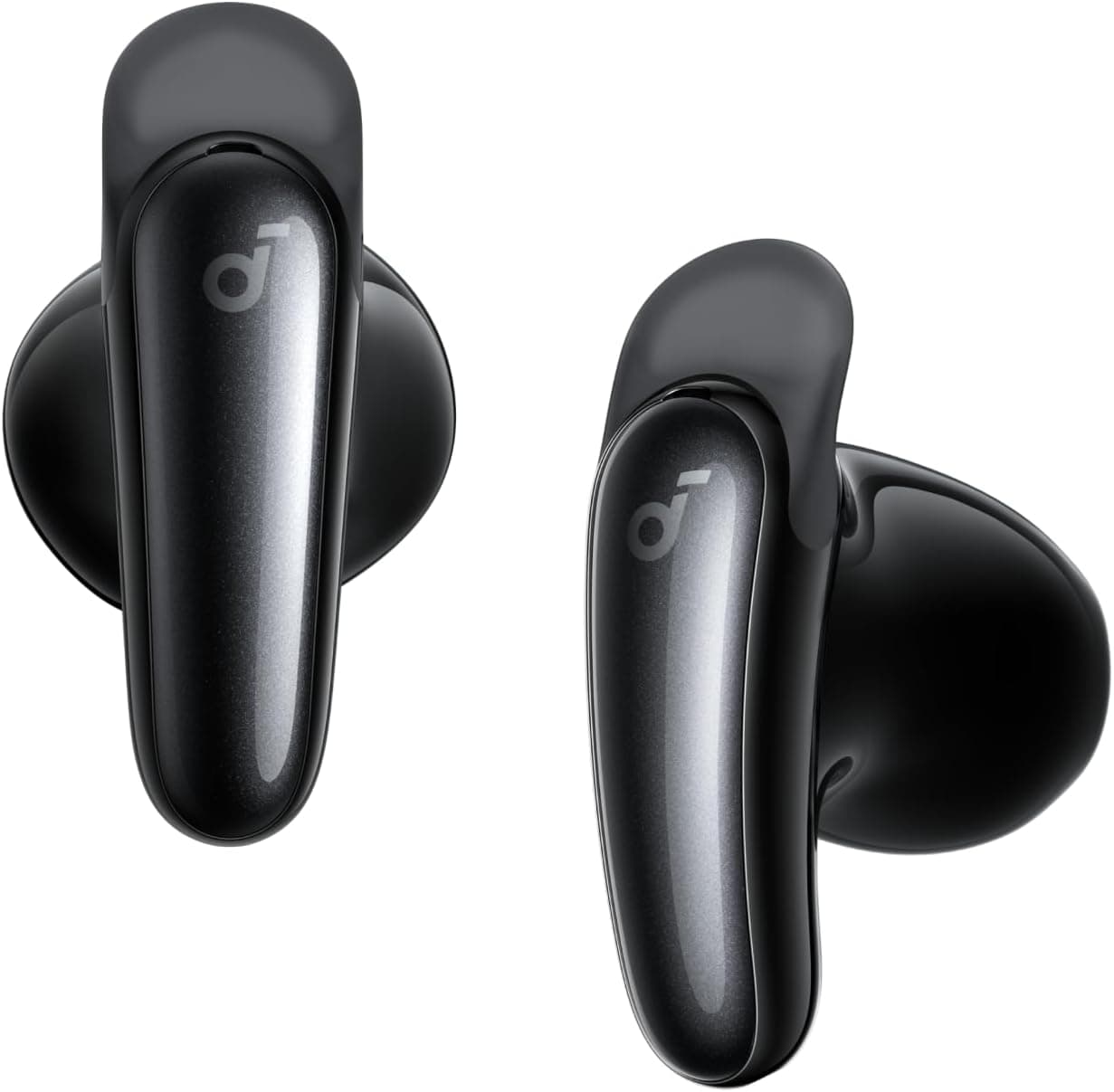 Soundcore Liberty Buds par Anker, Semi Intra-Auriculaires, ailettes Amovibles, Annulation de Bruit adaptative en Temps réel, Charge Rapide, Bluetooth sans Fil, Traduction, 30 h d’autonomie