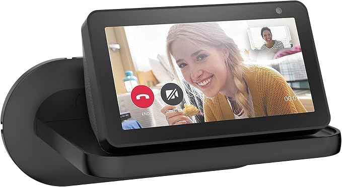 PlusAcc Wall Mount for Google Nest Hub 2 & Show 5 & Show 11 - Support for Other Small Speakers - Space Saving Solution - Black - Image 1
