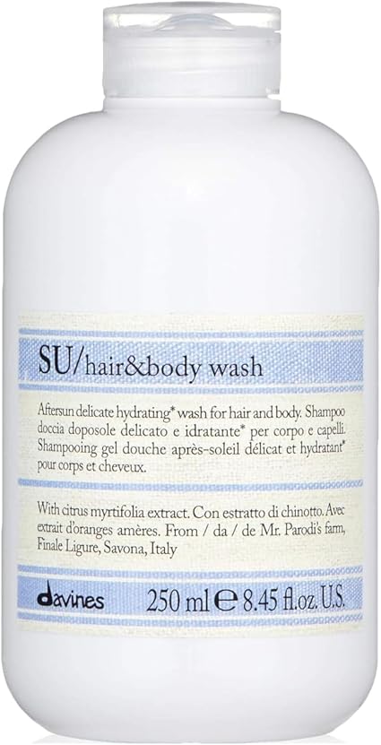 DAVINES - Davines sur Hair & Body Wash 250ml Doposole New Pak Shower Shampoo 2018 - Image 1