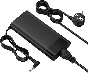 HP 150W 19.5V 7.7A Laptop Charger - HP OMEN 15 17 Pavilion Gaming 15 17 ZBook Studio 15 G3 G4 G5 G6 TPN-CA11 TPN-DA09 L32661-001 4.5 x 3 mm AC Adapter - Image 1