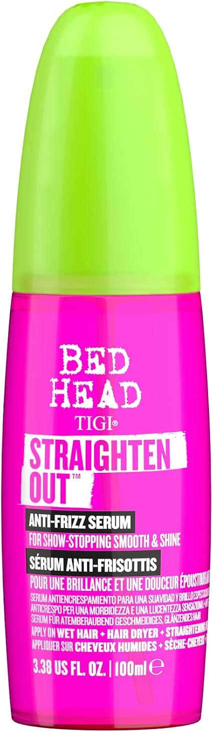 TIGI Bed Head Straighten Out Anti Frizz Serum For Smooth And Shiny Hair 100ml - Image 1