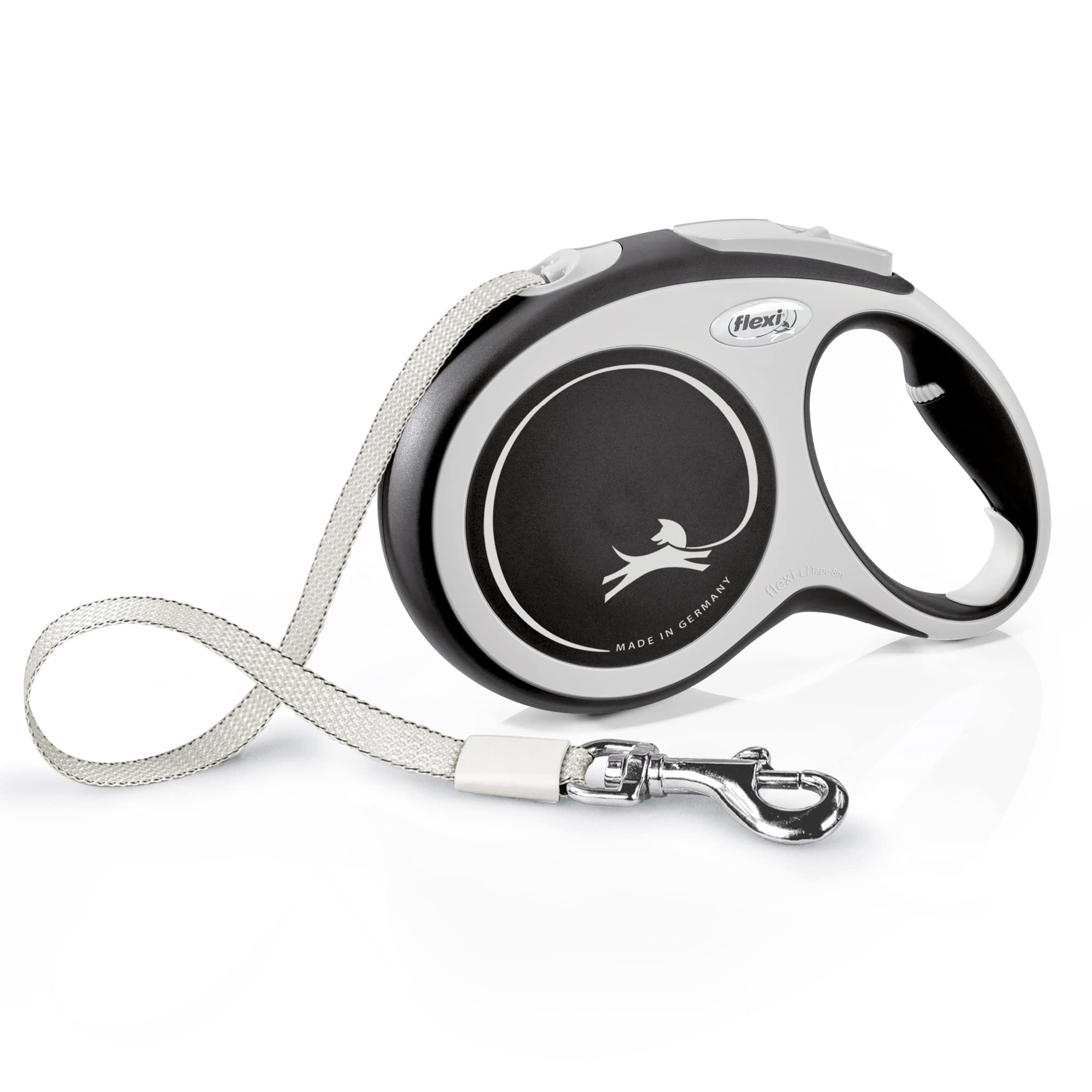 Flexi Comfort L Strap 8 m Black Retractable Lead for Dogs up to 50 kg - Image 1