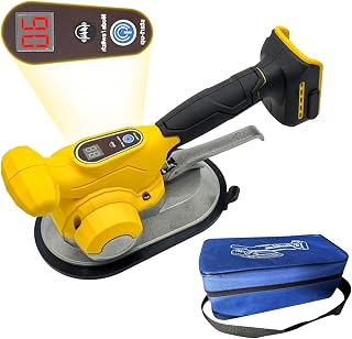 Machine de nivellement par vibration pour carrelage pour batterie Dewalt 18V/20V, outil de vibration pour carrelage amélioré 33000 tr/min, ventouse de carrelage allongée de 20 cm, 6 vitesses réglables - Image 1