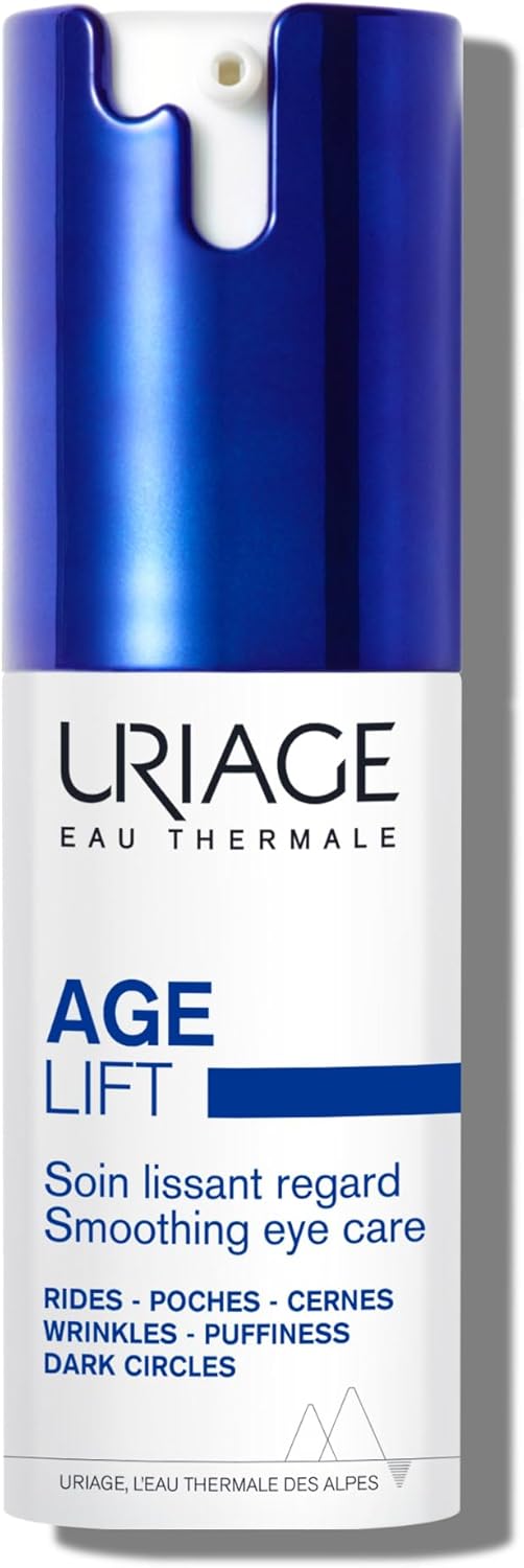 Uriage Age Lift Crème Contour des Yeux Anti-Rides, Poches, Cernes au Rétinol & Acide Hyaluronique - 3x moins de Rides - 3x plus de Fermeté - Sans Parfum - Testée sous Contrôle Ophtalmologique - 15ml - Image 1