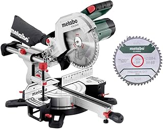 KGS 254 M Radial Mitre Saw Kit 613254900 with Precision Cutting Line 254 mm 2 Tungsten Carbide Saw Blade and Pull Function 2 m Cable - Image 1