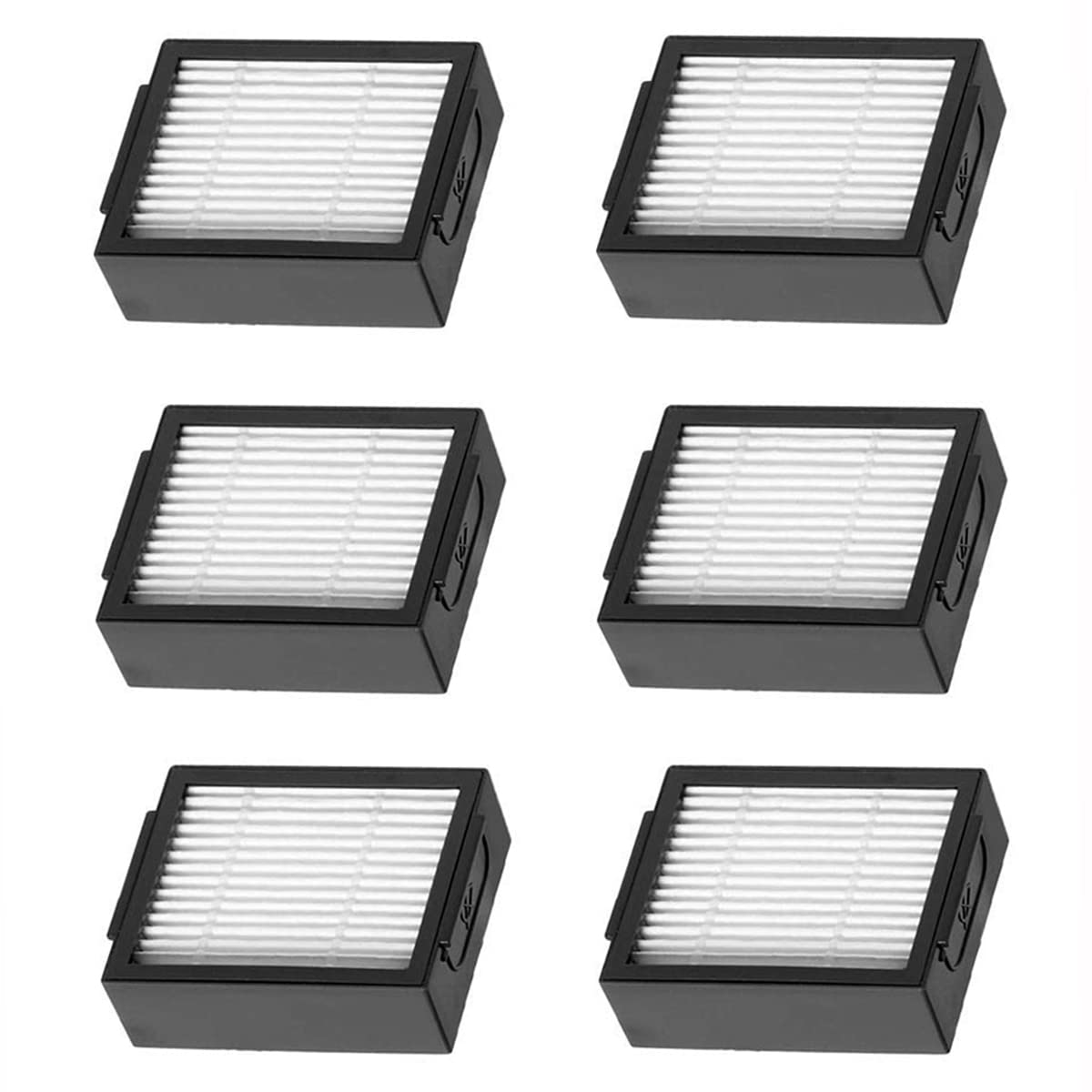 6 Pieces Replacement Filters for Roomba E I & J Series E5 E6 i7 i7+ i6 i6+ i3 i3+ i4 i4+ i8 i8+ j7 j7+ Vacuum Cleaner - Image 1