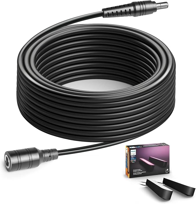 TAIFU 5M Extension Cord for Philips Hue Play Bars Charging Cable for Hue Play Light Bar 7820330U7 7820331U7 7820430U7 7820230U7 8718696170724 915005879201 Smart LED Bar Light Power Cable - Image 1