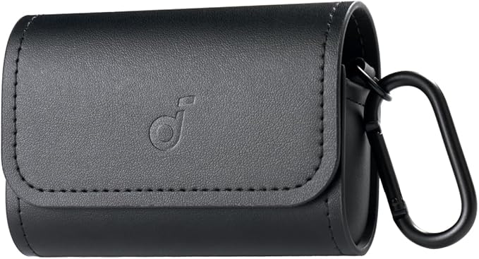 soundcore by Anker, Travel Case for AeroFit Series, Suitable for All AeroFit Earphones, Anti-scratch, Portable, Magnetic Closure, Black - Image 1