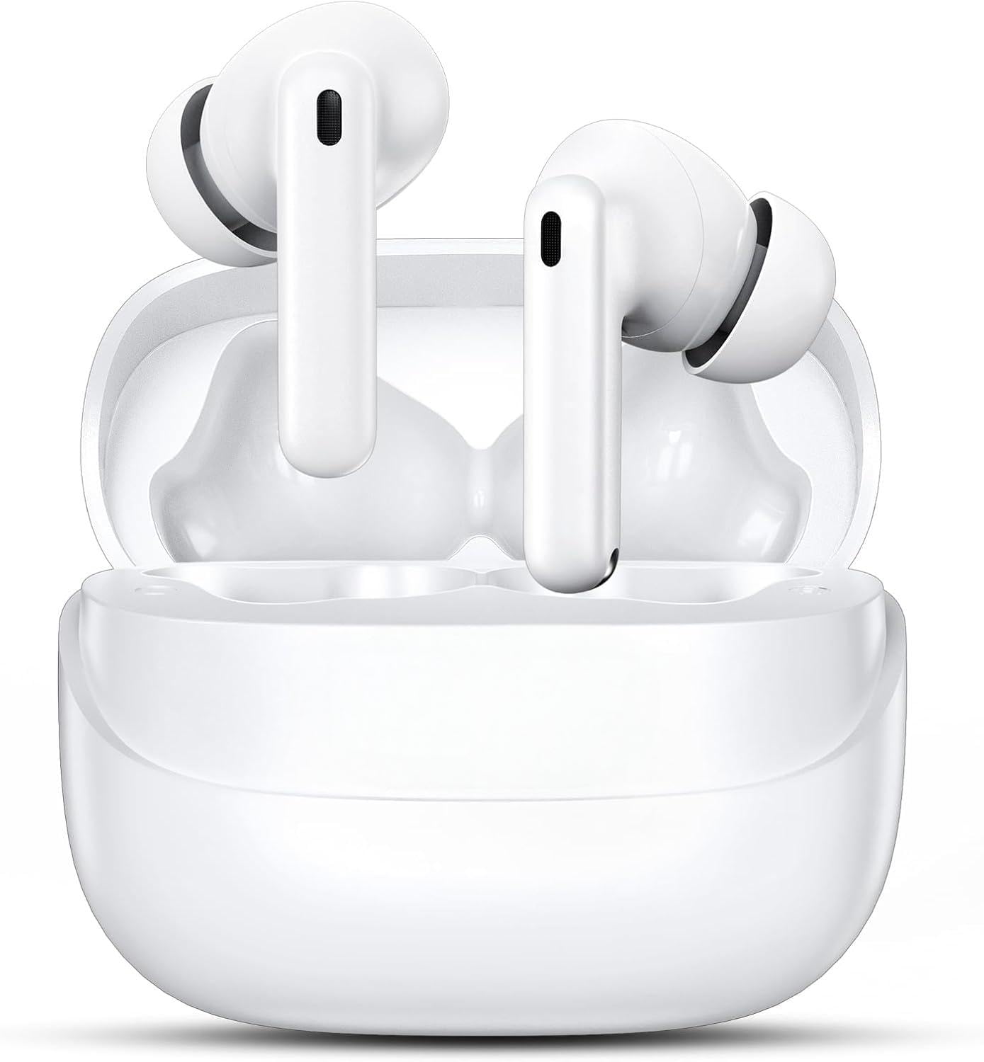 Wireless Bluetooth Headphones, Bluetooth 5.4 Wireless Earphones, Hi-Fi Stereo Sound Earphones, 50H CVC Playback Time Reduction Headphones for iOS Galaxy Xiaomi Oppo Android - Image 1