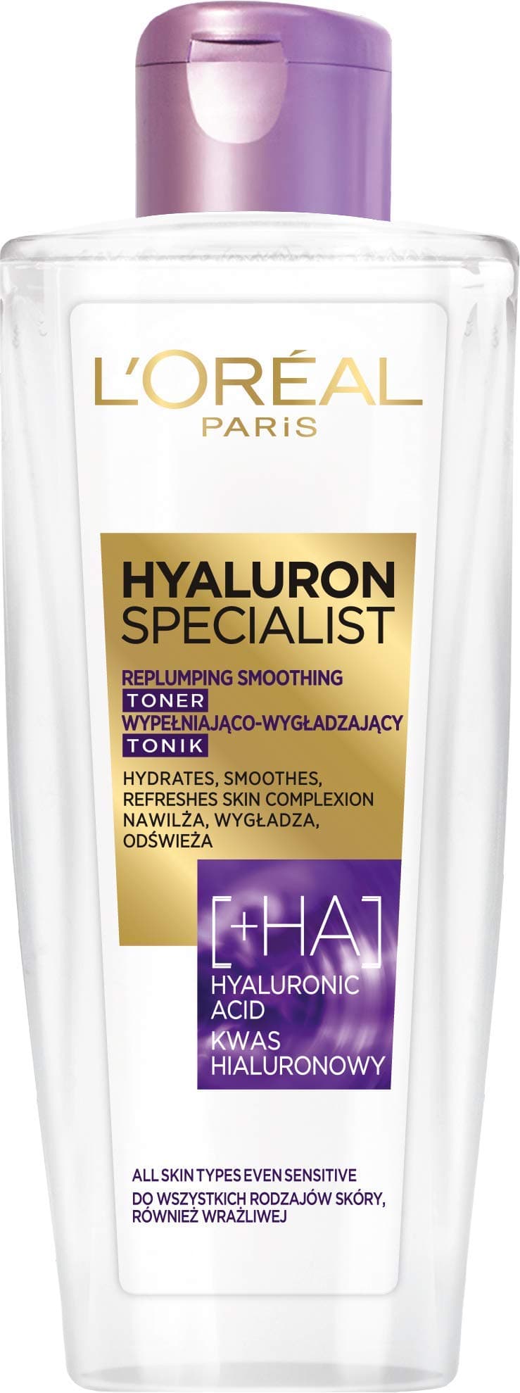 L'Oréal Paris Skin Expertise Hyaluron Specialist Tonic Flifting Tonic for Face Moisturizing, Refreshes, Also for Sensitive Skin, 200ml