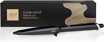 ghd - ghd Creative Curl Wand - Professional Curler (Black) - Create curls in 5 to 8 dry for 24H hold - Easy and fast natural wavy - Ideal for all hair types - Image 1